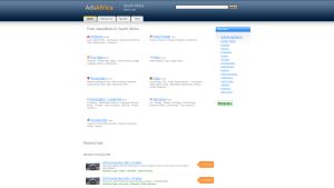 Latest adsafrica.co.za screenshot