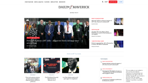 Latest dailymaverick.co.za screenshot