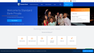 Latest standardbank.co.za screenshot